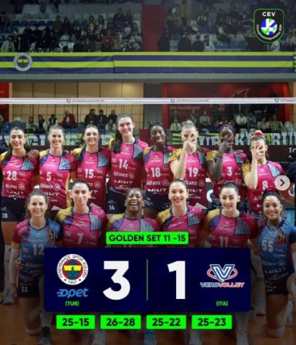 Champions, Vero Volley Milano in finale: Fenerbahce battuto al Golden set